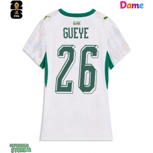 Senegal Pape Gueye #26 Replika Hjemmebanetrøje Dame VM 2026 Kortærmet